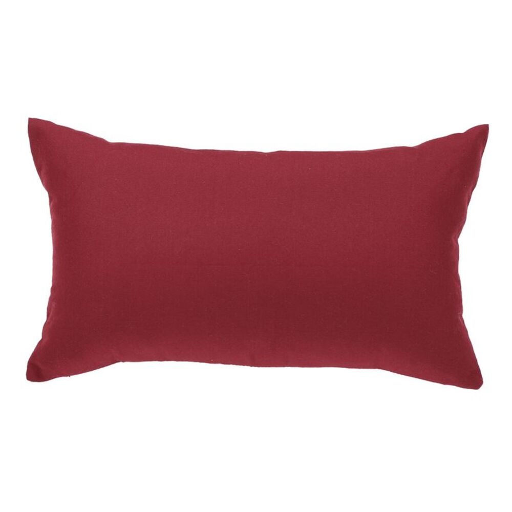 Pillow Covers 12 x 20 Inch Throw Cushion Case Decorative Cotton Canvas Red